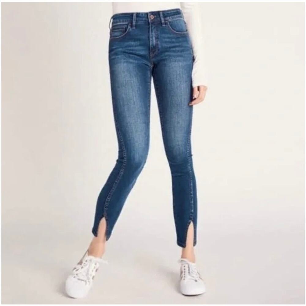 Pilcro & the Letterpress Anthropologie Mid-Rise Skinny Jeans size 29